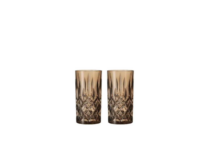 Cocktailglas NACHTMANN NOBLESSE, Tobacco, 2 Stück , braun, B:7,7cm H:15,1cm Ø:7,7cm, Glas, Kristallglas, Trinkgefässe, Cocktailglas