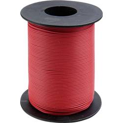 Donau Elektronik 105-0-100 Schaltdraht 1 x 0.20 mm² Rot 100 m