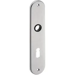 EDI, Türgriff + Türgarnitur, Renovierschild 206 Z Edelstahl F00 BB Entfernung 72 mm