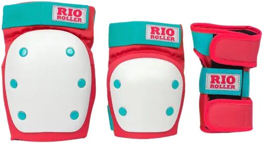 Protektoren Set Rio Roller Triple Skate (M - Red/Mint)