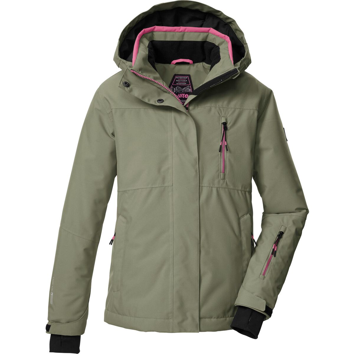 killtec KSW 205 Girls Ski Jacket sage (00734) 128 43553-000-00734-128