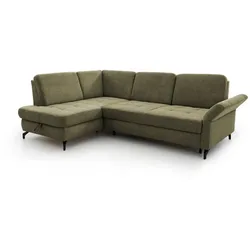 sit & more Ecksofa Westham Stoff Grün Olive