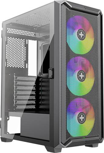 Xilence X613 Midi-Tower PC-Gehäuse Schwarz Staubfilter