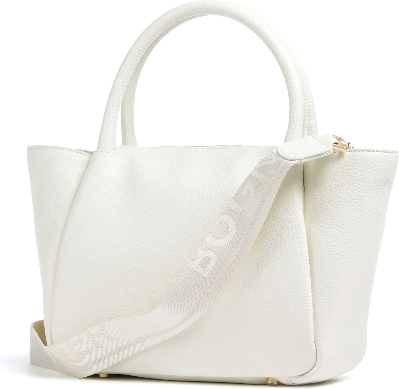 Bogner Wallis Raja Handtasche aus Leder, weiß