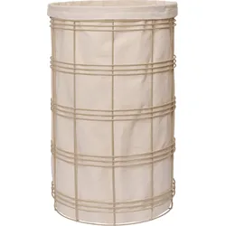 Wäschekorb Fio hoch, beige