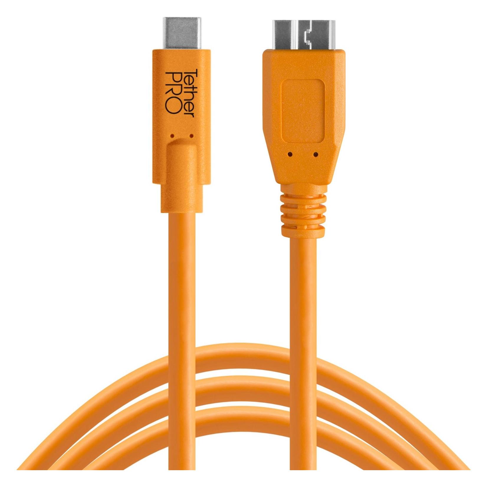 Tether Tools TetherPro USB-C / 3.0 Micro-B (Kabel) (CUC3315-ORG)