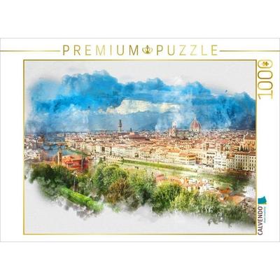CALVENDO Puzzle Ein Motiv aus dem Kalender Florenz Hauptstadt der Toskana | 1000 Teile Lege-Größe 64x48cm Foto-Puzzle für glückliche Stunden