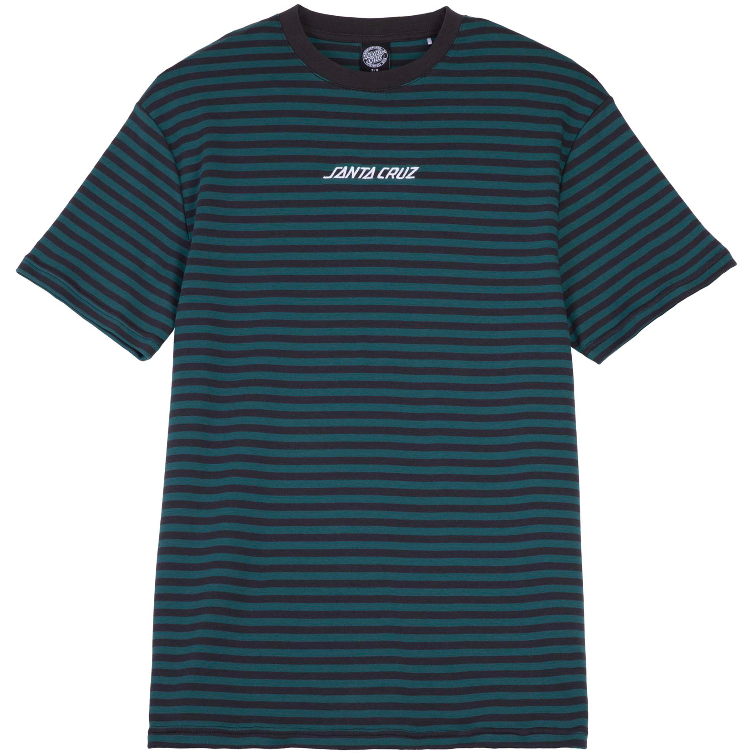 Santa Cruz Strip Emb Damen T-Shirts tuerkis Größe XS Atmungsaktiv