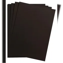 Clairefontaine Maya Fotokarton 50x70cm 270g 25 Bogen - Schwarz 97250C