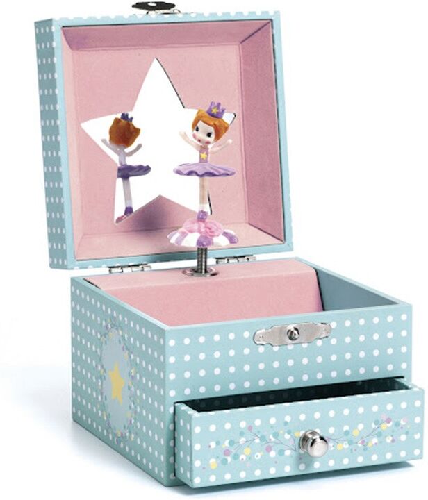 Little Big Room by Djeco Boîte à bijoux musicale Délicate Ballerine - Djeco