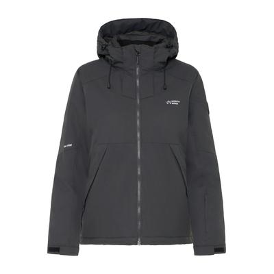 Skijacke NORTH BEND "Skijacke NBOctasia W W-PRO 10.000 mit wasserdichter Beschichtung", Damen, Gr. 46, schwarz (phantom), Obermaterial: 100% Polyester PES., Jacken Skijacke