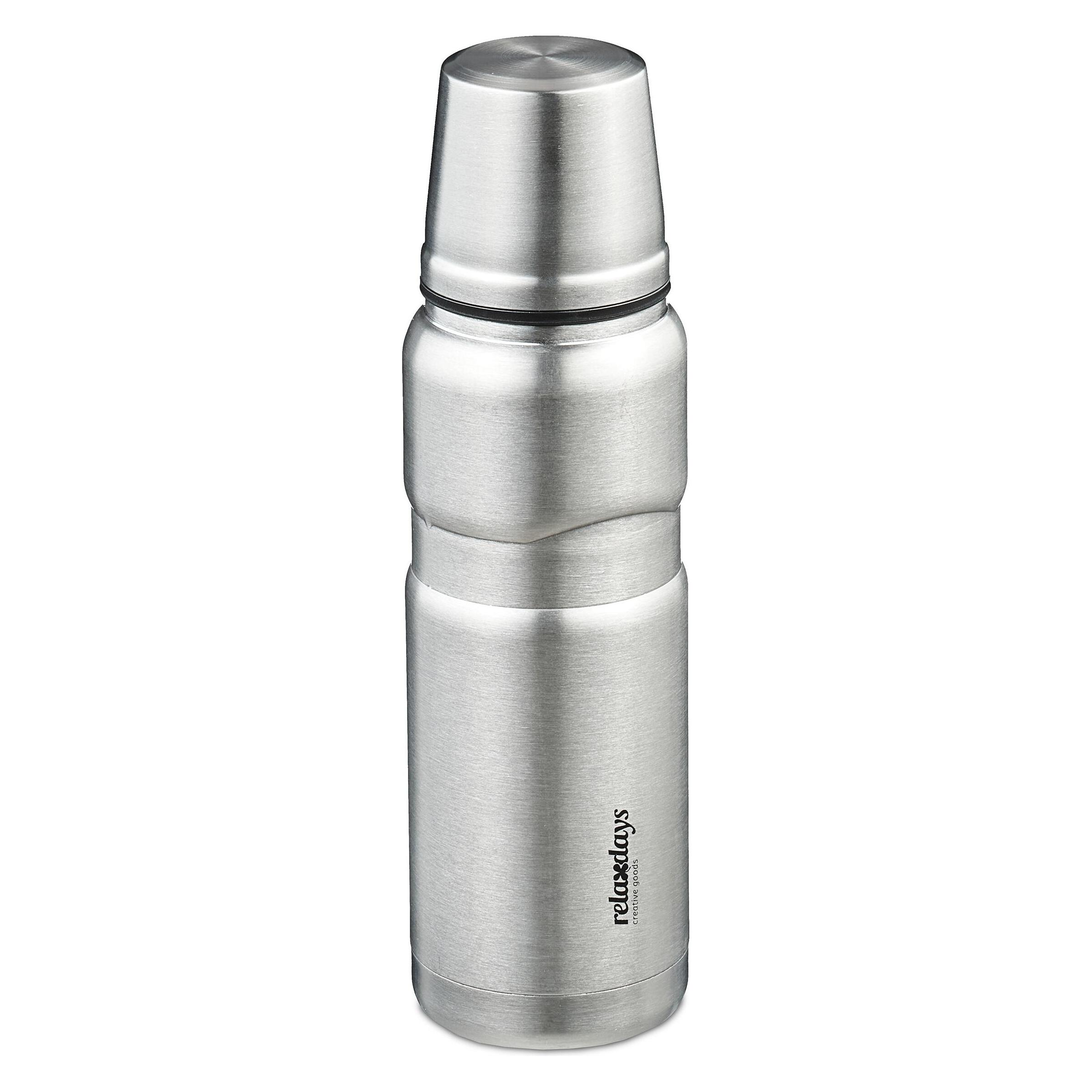 Relaxdays Edelstahl-Trinkflasche (0.50 l) (4052025475871)