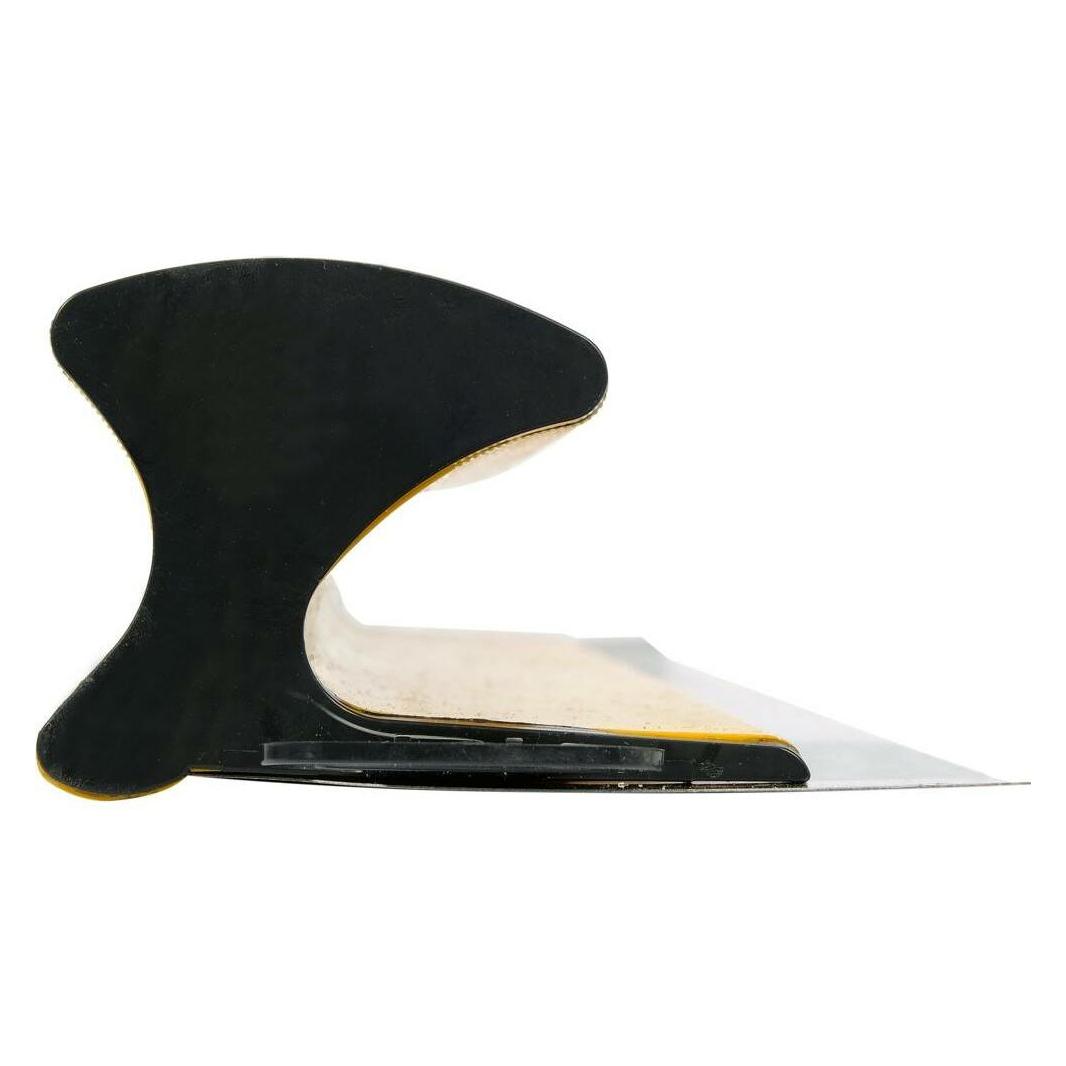 Toya Vorel Edelstahl Flächenspachtel, 0,3mm Edelstahlblatt, Breite: 250 mm, extra leicht, Z-Griff, zum Ve (25 cm) (06001)