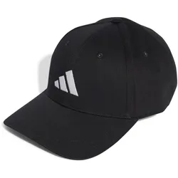 adidas New Logo Baseball Kappe - schwarz/weiß
