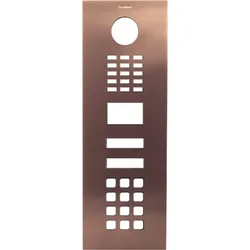 DoorBird D2102KV Frontblende – Bronze-Optik (PVD)