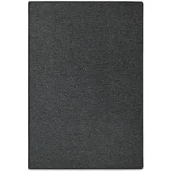 KARAT Teppich "London" - Flacher Schlingenflor - Anthrazit / 160 x 230 cm