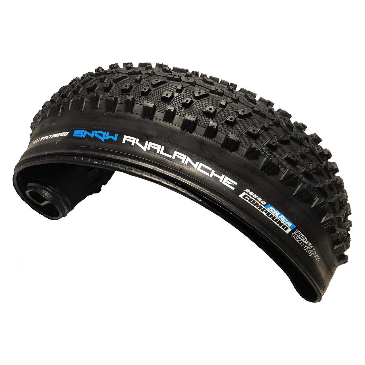 Vee Tire Snow Avalanche Fat Bike Tire, 26 x 4.0" (B40604)