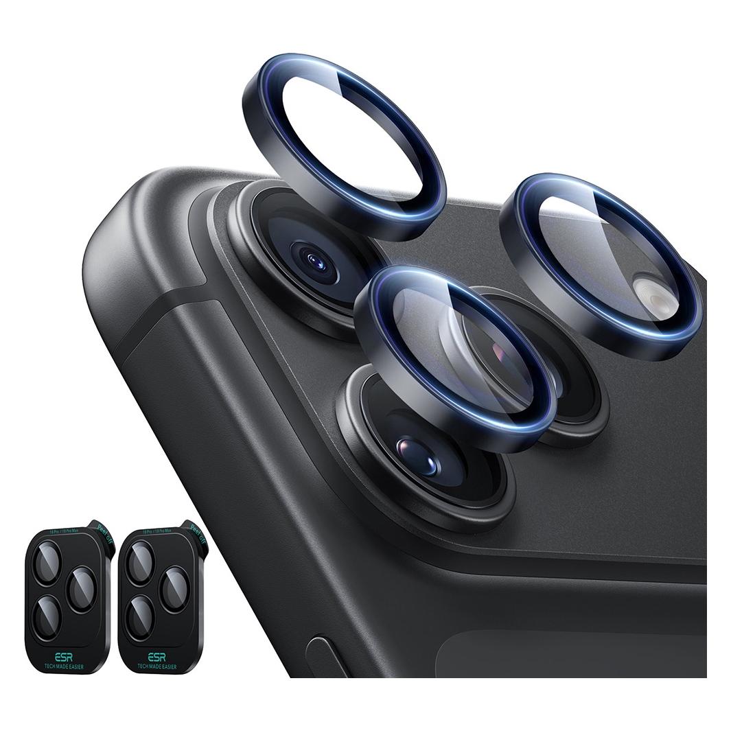 ESR - (2 pack) Armorite Camera Lens Protectors - iPhone 18 Pro / iPhone 18 Pro Max - Black (2 Stk., Apple iPhone 18 Pro, Apple iPhone 18 Pro Max) (1622633591)