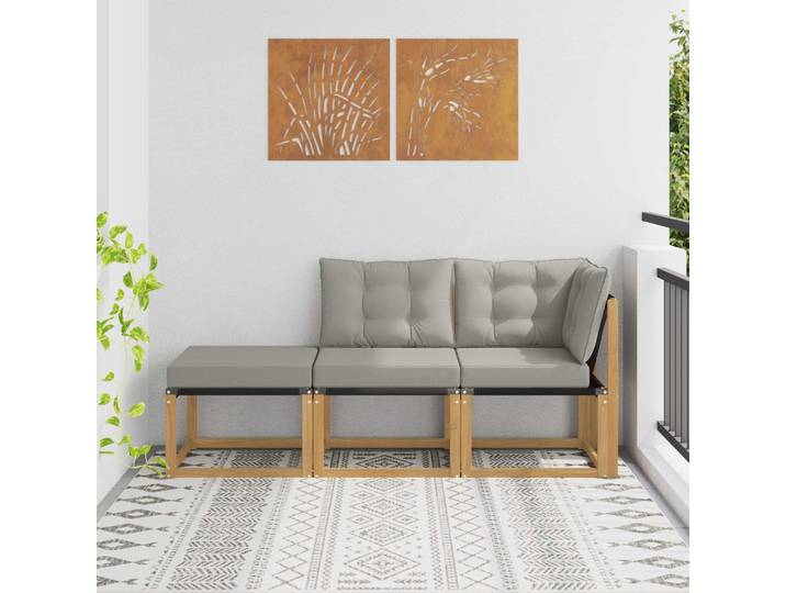 vidaXL Sectional Sofa Einheiten 3 stk. 3-Sitzer