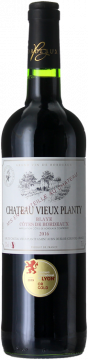 Château Vieux Planty 2020 - Blaye - Côtes de Bordeaux - Rotwein - 0.75L