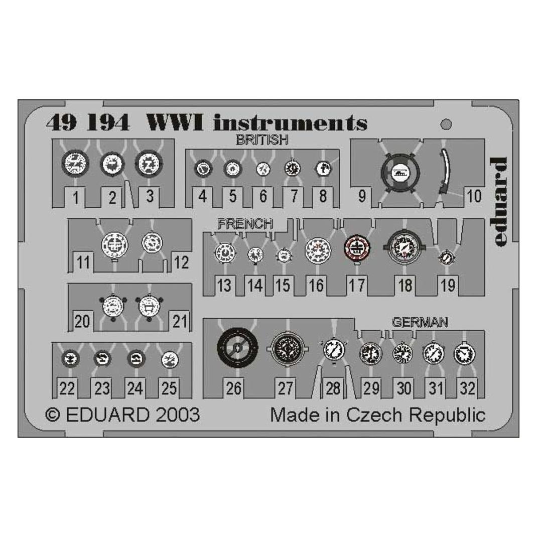 Eduard WW I Instruments (49194)