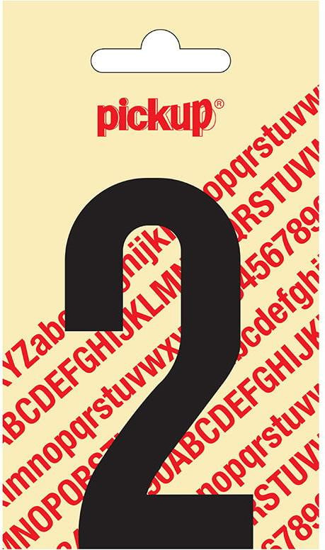 Nobel Sticker 90 mm zwart voor 2 Pickup