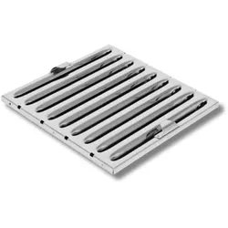 Flammschutzfilter 400 x 400mm Typ B Edelstahl, Gastro Abzugshaube - VM Europa: 1 x Filter Typ B