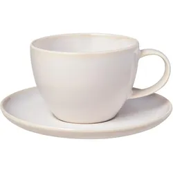 KAFFEETASSE MIT UNTERTASSE Crafted Cotton 170 ml 2-tlg.
