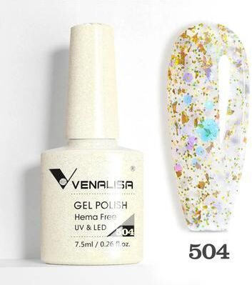 Uplifted Goods Advanced HEMA TPO Free High Gloss Polish Series 504 Glitter Color