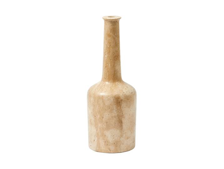 Massiver, grosser Design Kerzenständer „Herritage Whiskey“ aus Marmor Beige Pols Potten
