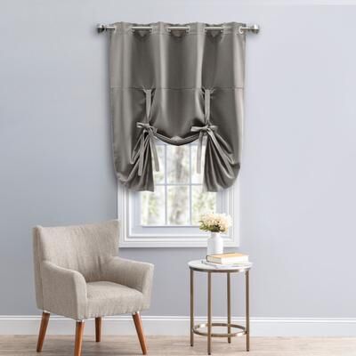 Ricardo Ultimate Blackout Gorgeous Grommet Tie Up Curtain Panel