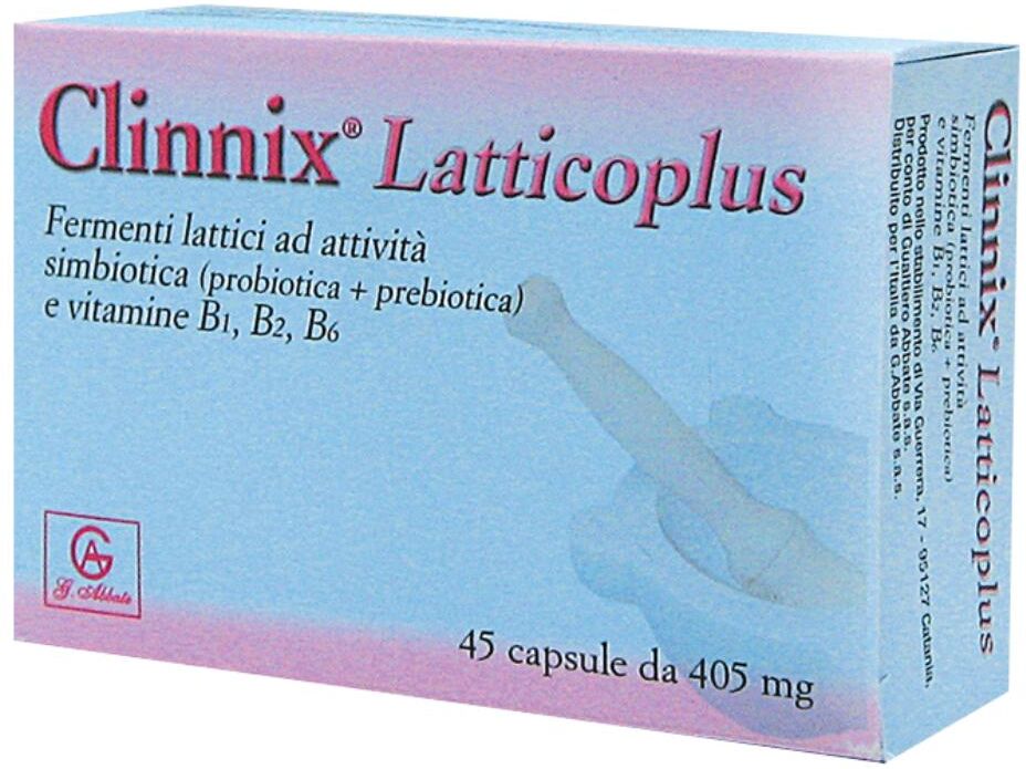 ABBATE A&V PHARMA Srl Clinnix Latticoplus – Fermenti Lattici Naturali, 45 Capsule