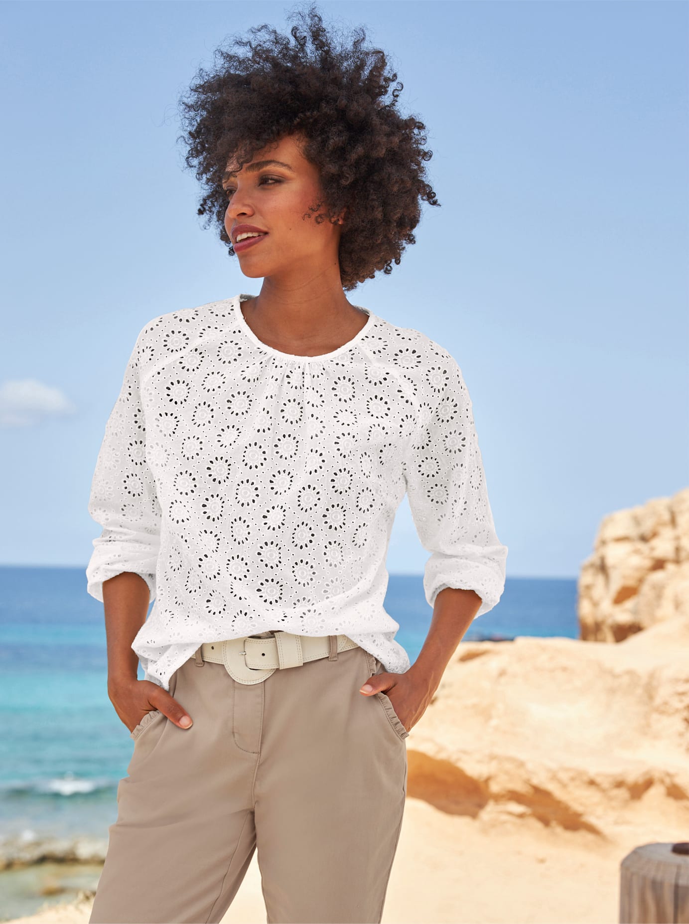 Ledergürtel HEINE, Damen, Gr. 115, beige (champagner), Gürtel Ledergürtel champagner 115