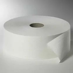 Fripa 6 Rollen Toilettenpapier, 2-lagiges Tissue Ø 26,5 cm · 420 m x 10 cm weiss "Maxi Rollen" Großrolle