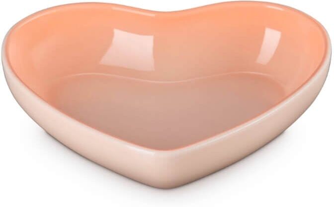 Le Creuset Stoneware 20cm Heart Bowl - Peche