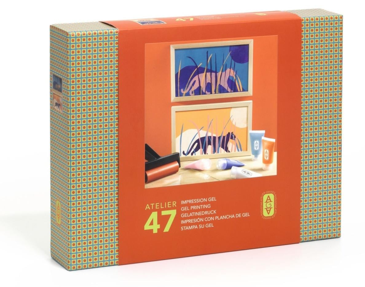 Djeco Creatieve werkplaats 47 voor volwassenen - Gelafdrukken Atelier Boxset