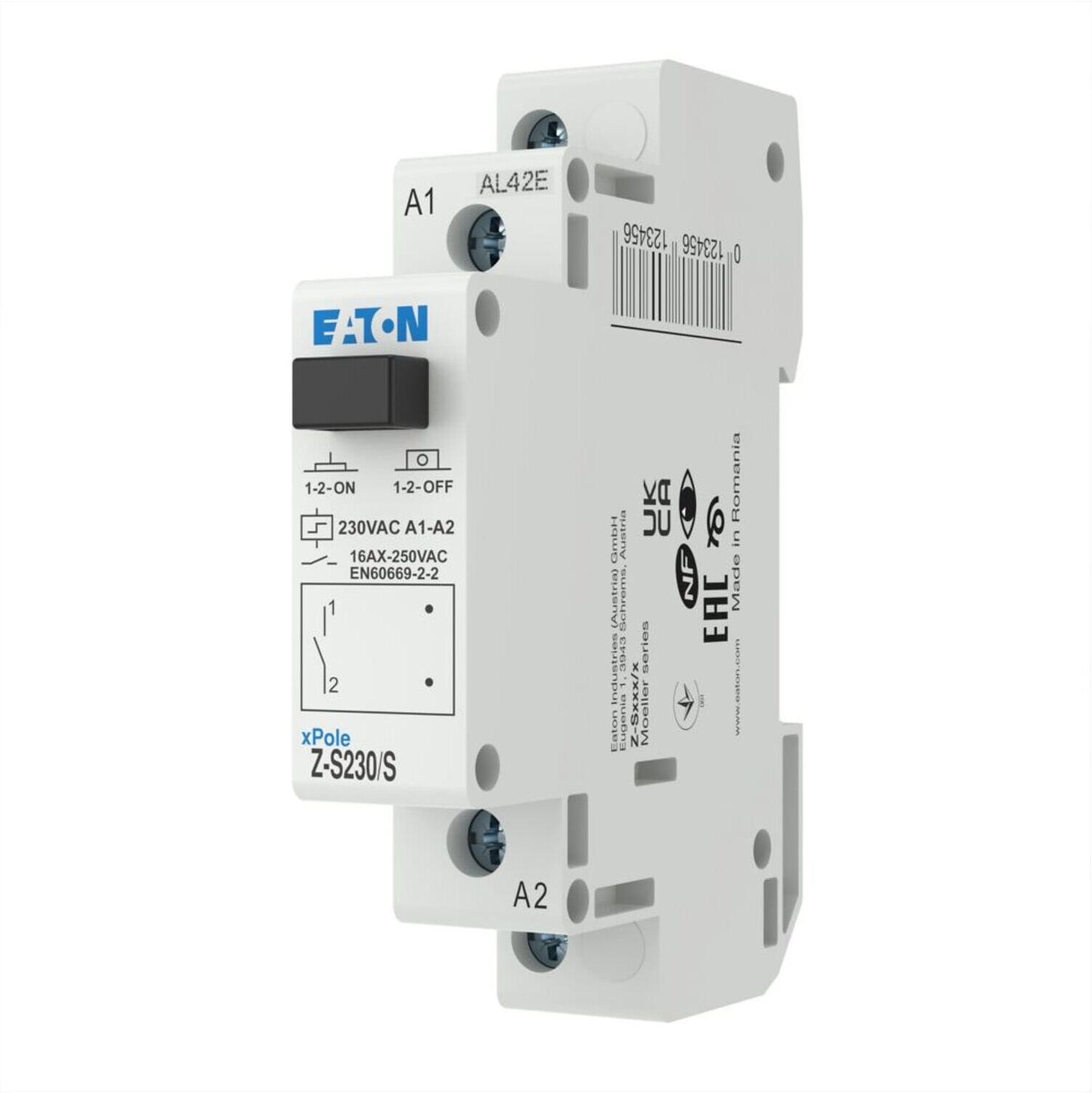Eaton Stromstossschalter 230VAC/16A/1S Z-S230/S (265262)