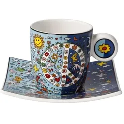 Goebel, Tasse, James Rizzi - Give Peace a Chance (100 ml, 1x)