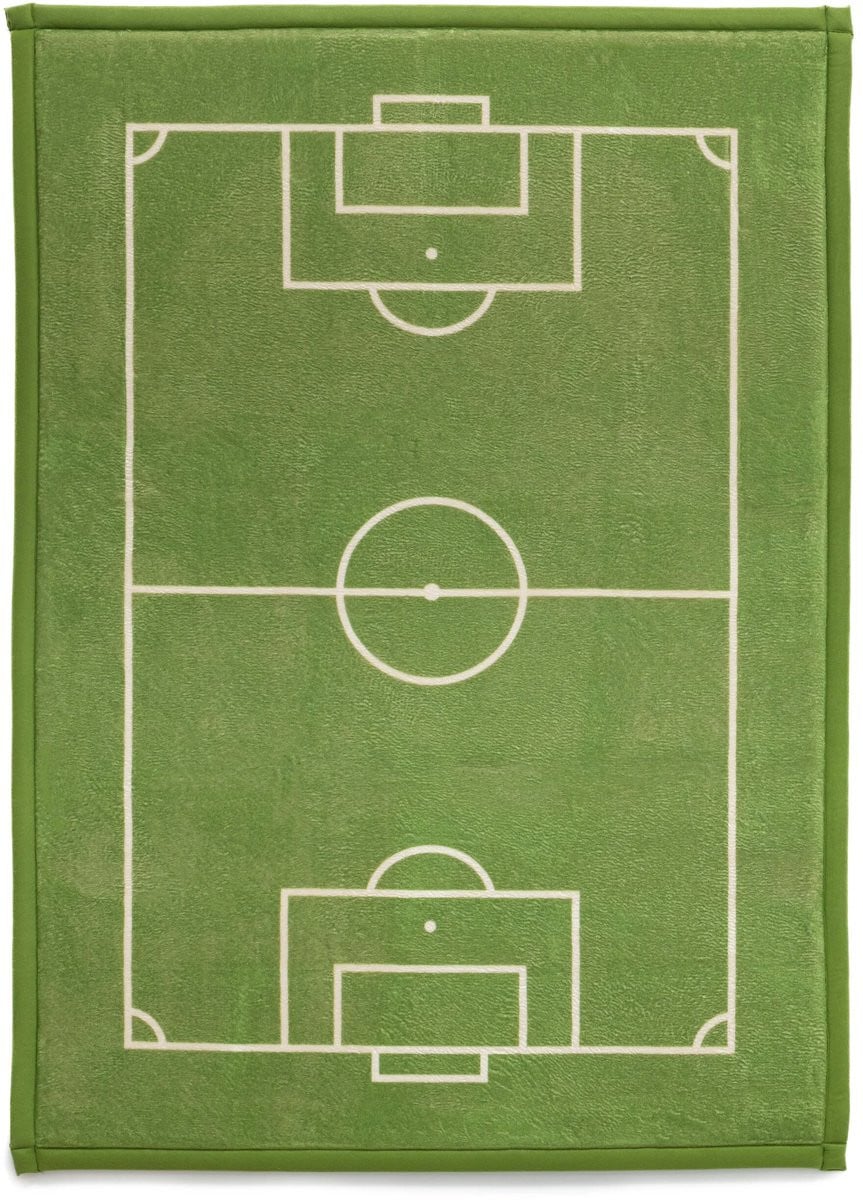 Pluffy Soccer Field Speelkleed groen 50 x 80 cm