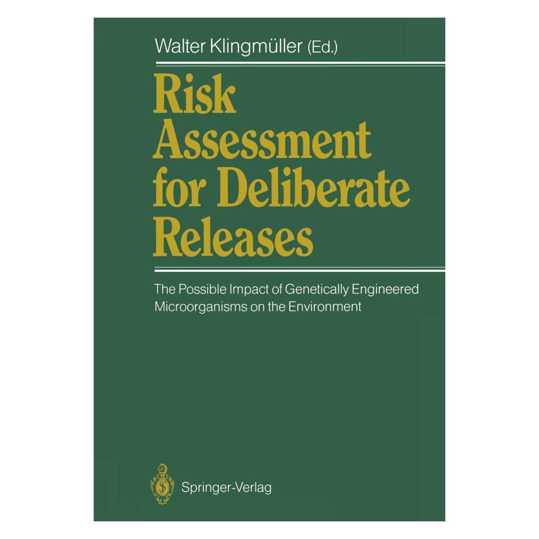 Springer Risk Assessment for Deliberate Releases (Englisch, Softcover, Walter Klingmüller) (55508447)