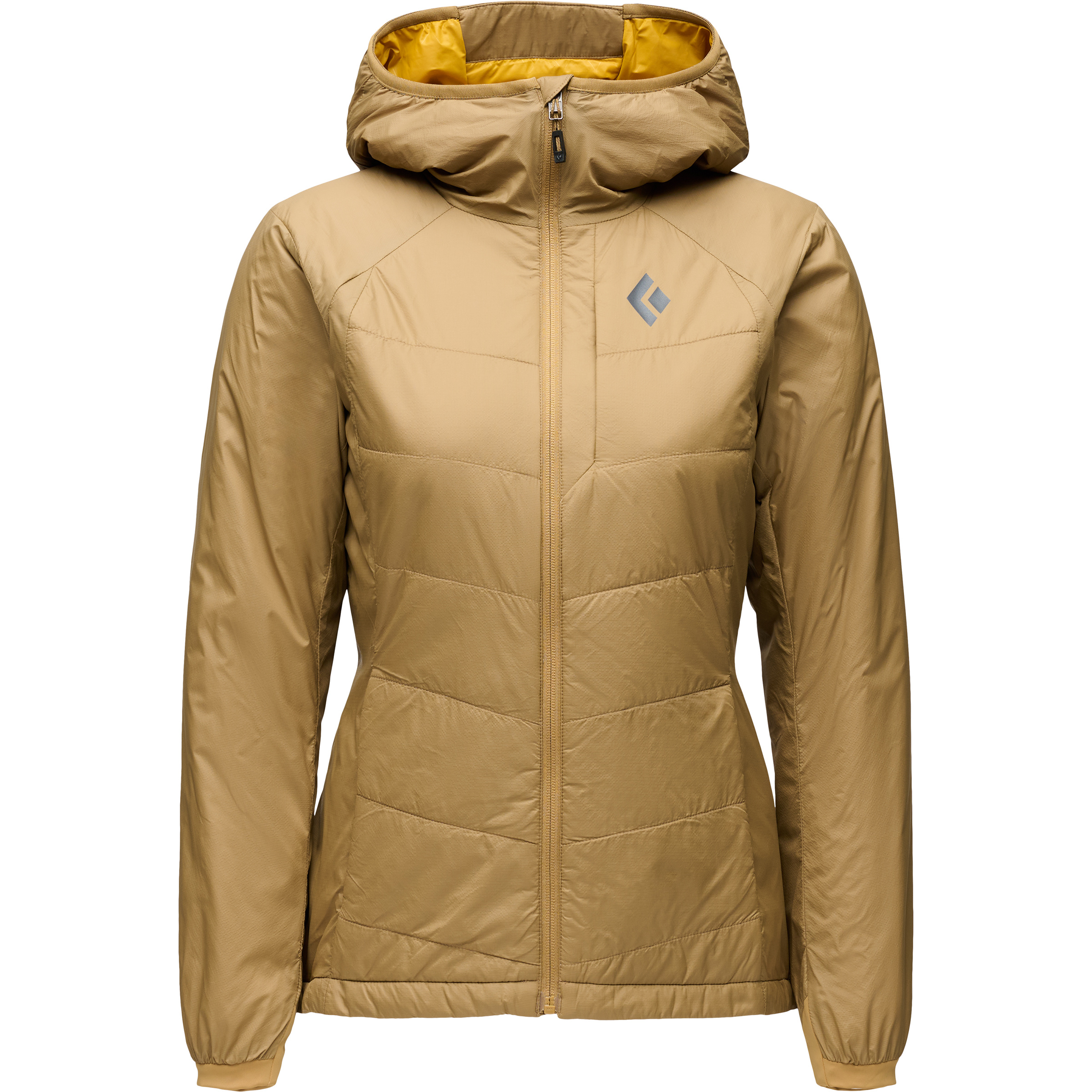 Black Diamond Solution 2.0 Damen Isolationsjacke orange Größe S Bergsteigen | Alpinklettern Klein verpackbar Wasserabweisend