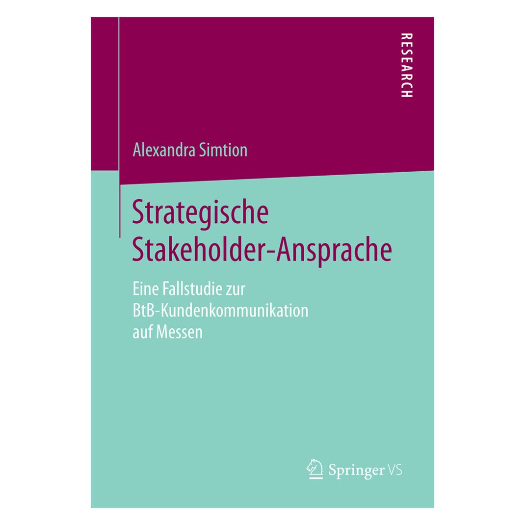 Springer Strategische Stakeholder-Ansprache (Deutsch, Softcover, Alexandra Simtion) (55813895)