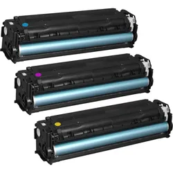 3 Kompatible Toner ersetzt HP CF373AM 125A Multipack CMY