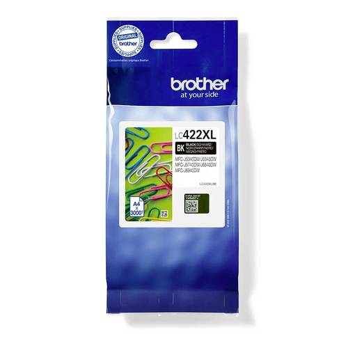 Brother Druckerpatrone LC-422XLBK Original Schwarz LC422XLBK