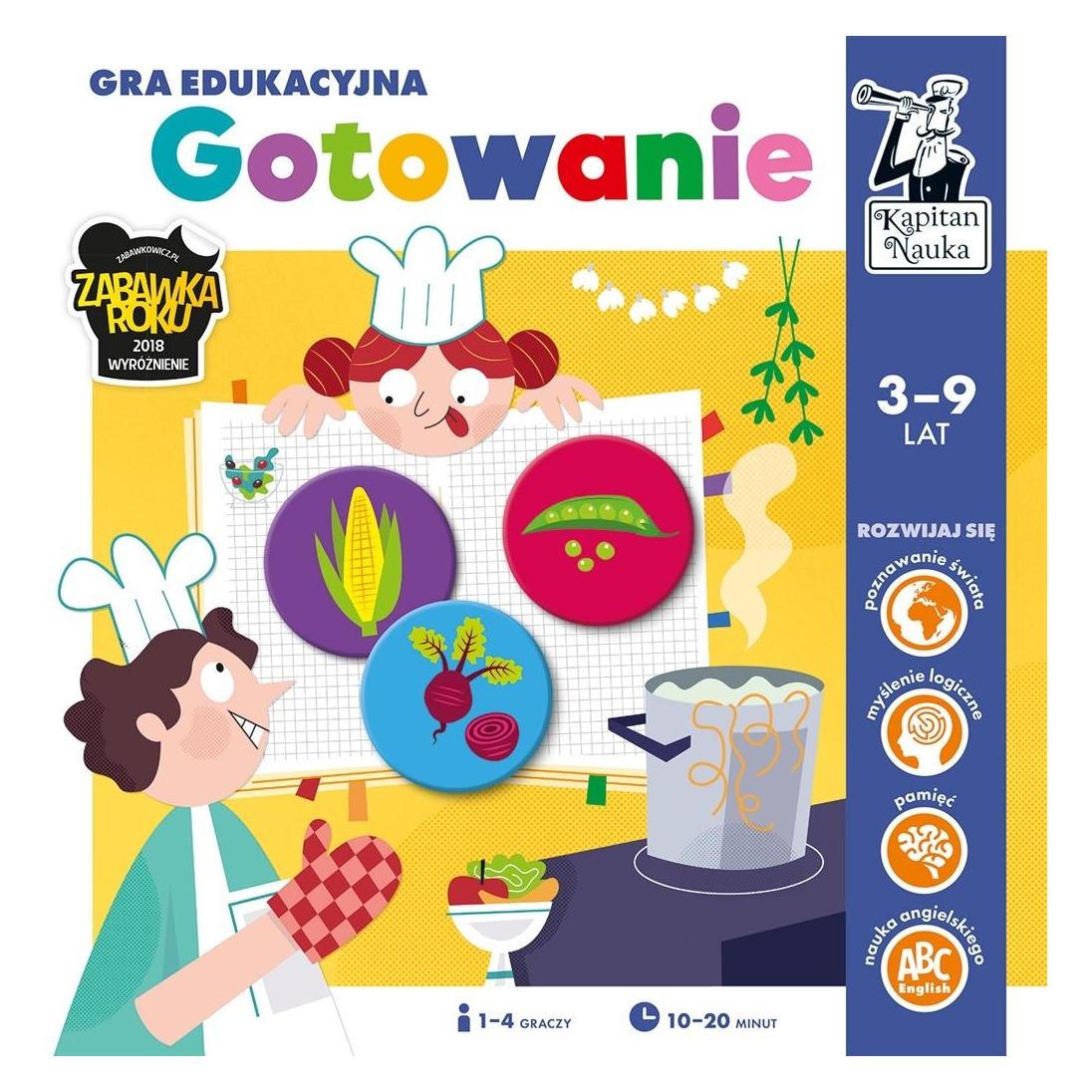 Edgard Kapitan Nauka - Lernspiel - Kochen (Englisch, 3 - 7 Jahre) (359455)