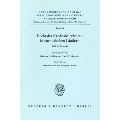 Schweiz., Taschenbuch von , Duncker & Humblot, 978-3-428-05364-3