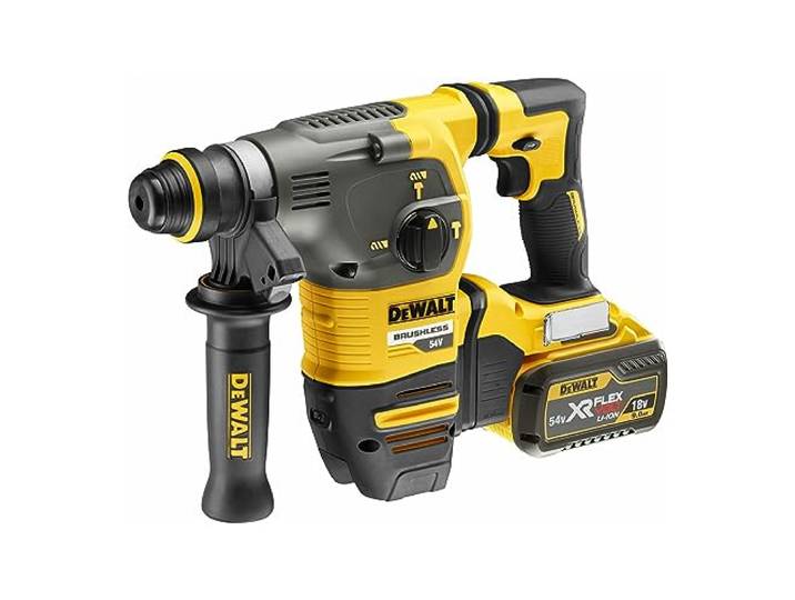 DeWalt DCH333X2-QW - Marteau électropneumatique sans Balais XR FLEXVOLT 54V Noir/Jaune