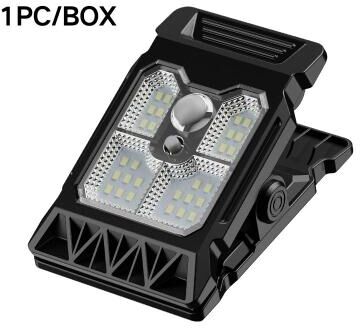 Uplift Picks Smart Solar Motion Sensor Light Clip On Outdoor Garden Lamp 1 Pc (b) black