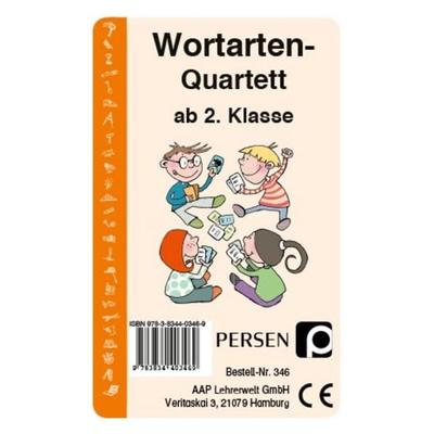 Das Wortarten-Quartett, Game von Bernd Wehren, Persen Verlag in der AAP Lehrerwelt GmbH, 978-3-8344-0346-9