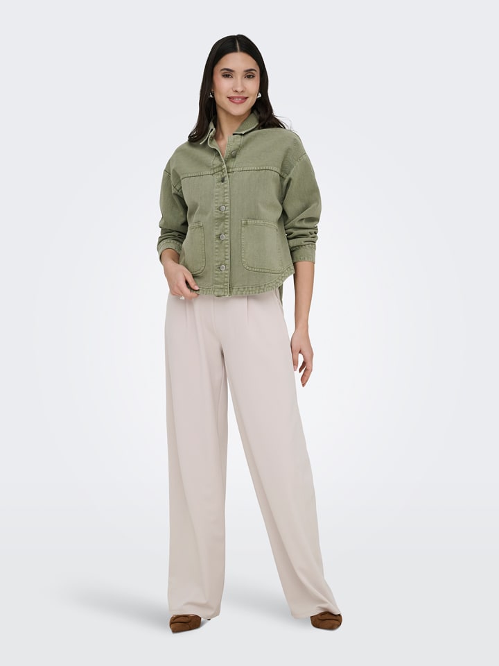 JDY Jeansjacke "Noma" in Khaki - M
